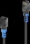 PURE FIPC100015 - Patchkabel, Cat.6a, U/UTP, schwarz, 1,5 m