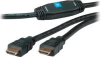 ROLINE 14013465 - High Speed HDMI Kabel, 30,00 m, 1080p@60Hz, Repeater
