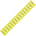 WAGO 211-835-002 - Kabelb&uuml;ndelmarkierer, f&uuml;r Smart Printer, 25x11mm, gelb