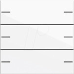 GIRA 5753 03 - Wippenset 3-fach f&uuml;r Tastsensor 4.55 - Reinwei&szlig; gl&auml;nzend