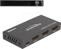 DELOCK 18607 - HDMI-Switch, 2x1-Port, 8K/60 Hz