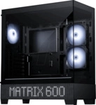 PHT XT523VM1_DBK - Phanteks XT View Matrix Midi-Tower, E-ATX, Tempered Glass