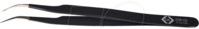 CK T2361D - Pinzette, gewinkelt, spitz, 120 mm, 7A. SA, ESD