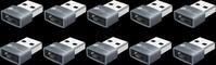 GC USB-AD203-10 - Adapter USB 2.0 A Stecker > C Buchse, 10er Set
