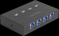 DELOCK 11509 - USB 3.0 Switch 4 Port, 4x USB-B zu 1x USB-A