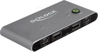 DELOCK 11487 - 2-Port KVM Switch, DisplayPort