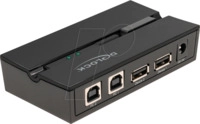 DELOCK 11492 - USB 2.0 Switch 2 Port, 2x USB-B zu 2x USB-A