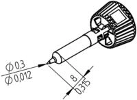 ERSA 0142PDLF03 - Ersadur L&ouml;tspitze, 0,3 mm bleiststiftspitz