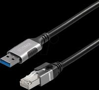 TME C540-1,5 - Netzwerkadapter, Kabel, USB 3.0 Typ A, Gigabit Ethernet, 1,5 m
