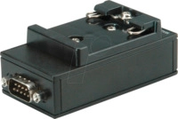ROLINE 12021001 - USB Konverter, Micro B Buchse auf RS232, DIN-Rail