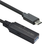 ROLINE 12041065 - Aktives USB 5 Gb/s-Kabel, C-Stecker > A-Buchse, 5 m