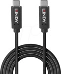 LINDY 36977 - USB 20Gbit/s Kabel, GRS, C Stecker auf C Stecker, 1,5m