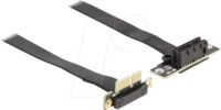 DELOCK 88043 - Riser Karte, PCIe x1 90&deg; > PCIe x1 90&deg;, 60 cm Kabel
