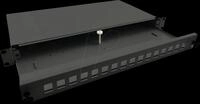 ROLINE 21170351 - 19" Modultr&auml;ger, 16-Port, f&uuml;r LWL-Keystones, schwarz
