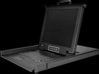 ST RKCONS1708K - 19 Zoll KVM Konsole, 17" TFT mit Tastatur US