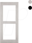 2N 9155022 - Frontblende f&uuml;r 2N Aufputzrahmen, nickel, 2-fach
