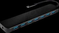 VALUE 14995040 - USB 3.0 Hub 7 Port, USB-C zu 7x USB 3.0 Typ A