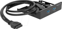 DELOCK 63994 - Front Panel 3.5" 2x USB 3.0 (Pfostenbuchse)