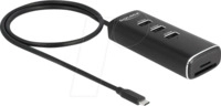 DELOCK 64234 - PortReplicator, 3 Port USB, inkl. Card Reader