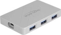 DELOCK 64279 - USB 3.1 Hub, 7 Port, USB-C zu 3x 3.1 C, 4x 3.0 A, 1x 3.0 C