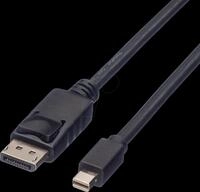 ROLINE 11445637 - Kabel, Mini DP Stecker > DP, 2560 x 1600 60Hz, 5 m