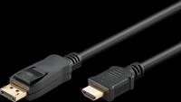 GOOBAY 64847 - DP 2.0 auf HDMI 2.1 A Stecker, 8K@60Hz, 3 m
