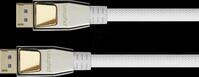 PYT DP20-PY020W - DisplayPort 2.0 Kabel, 8K 60 Hz, Nylon, wei&szlig;, 2,0 m