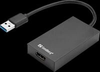 SANDBERG 134-42 - Adapter USB-A Stecker > HDMI Buchse