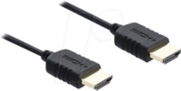 DELOCK 81683 - High Speed HDMI Kabel, 8K 60 Hz 48 Gbps mit Geflechtmantel, 3 m