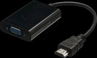 N CCGB34900BK02 - HDMI Adapter, HDMI Stecker auf VGA Buchse