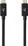 N CCGL66040BK10 - USB 4.0 Kabel, C-Stecker > C-Stecker, 1m, Schwarz