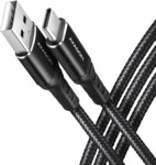 AXG BUCM-AM10AB - Sync- & Ladekabel, USB-A -> USB-C, 1,0 m