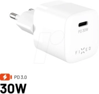 FIXCG30M-C-WH - USB-Ladeger&auml;t, 30 W, 5-20 V, 3 A, 1x USB-C PD 3.0, wei&szlig;