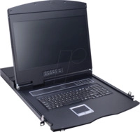 VALUE 26990192 - 19 Zoll KVM Konsole, 19" TFT mit Tastatur CH