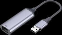VALUE 12991127 - Netzwerkkarte, USB Typ A, Gigabit Ethernet, 1x RJ45