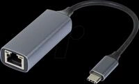 ALLNET NC1GPDUSC - Netzwerkkarte, USB Typ C, Gigabit Ethernet, 1x RJ45