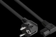 KM SK0151-S050 - Netzkabel Schutzkontakt-Stecker Typ E+F, Buchse C15, 5m