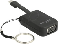 DELOCK 63941 - USB Type-C Adapter > VGA (DP Alt Mode) - Schl&uuml;sselanh&auml;nger