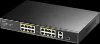 CUDY FS1018PS1 - Switch, 19-Port, Fast Ethernet, PoE+, SFP