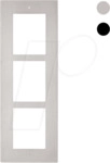 2N 9155013 - Frontblende f&uuml;r 2N Unterputzrahmen, nickel, 3-fach