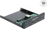 DELOCK 64369 - Front Panel 3.5", 2 x USB-C, 2 x USB-A, USB 10 Gbps