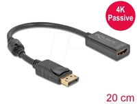 DELOCK 63559 - DisplayPort Adapter, DP 1.2 Stecker auf HDMI Buchse