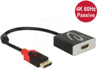 DELOCK 62719 - DisplayPort Adapter, DP 1.2 Stecker auf HDMI Buchse