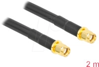 DELOCK 90454 - RP-SMA St. zu RP-SMA St. LMR/CFD300 2 m