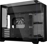 LIAN O11VMX - Lian Li O11 Vision-M PC-Geh&auml;use, Micro-ATX, Tempered Glass, schw