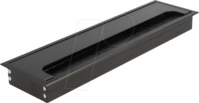 DELOCK 66858 - Kabeldurchf&uuml;hrung f&uuml;r Tischeinbau, B&uuml;rste, 300 x 80 x 28 mm,...