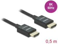 DELOCK 85383 - High Speed HDMI Kabel, koaxial, 8K 60 Hz, 0,5 m