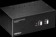 TRN TK-232DV - 2-Port Dual-Monitor DVI KVM Switch