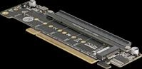 DELOCK 41802 - Riser Karte PCIe 4.0 x16 > 2x M.2 Kex NVMe