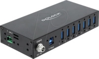 DELOCK 60791 - USB 5 Gbps Industrie-Hub, 7 Port, USB-A